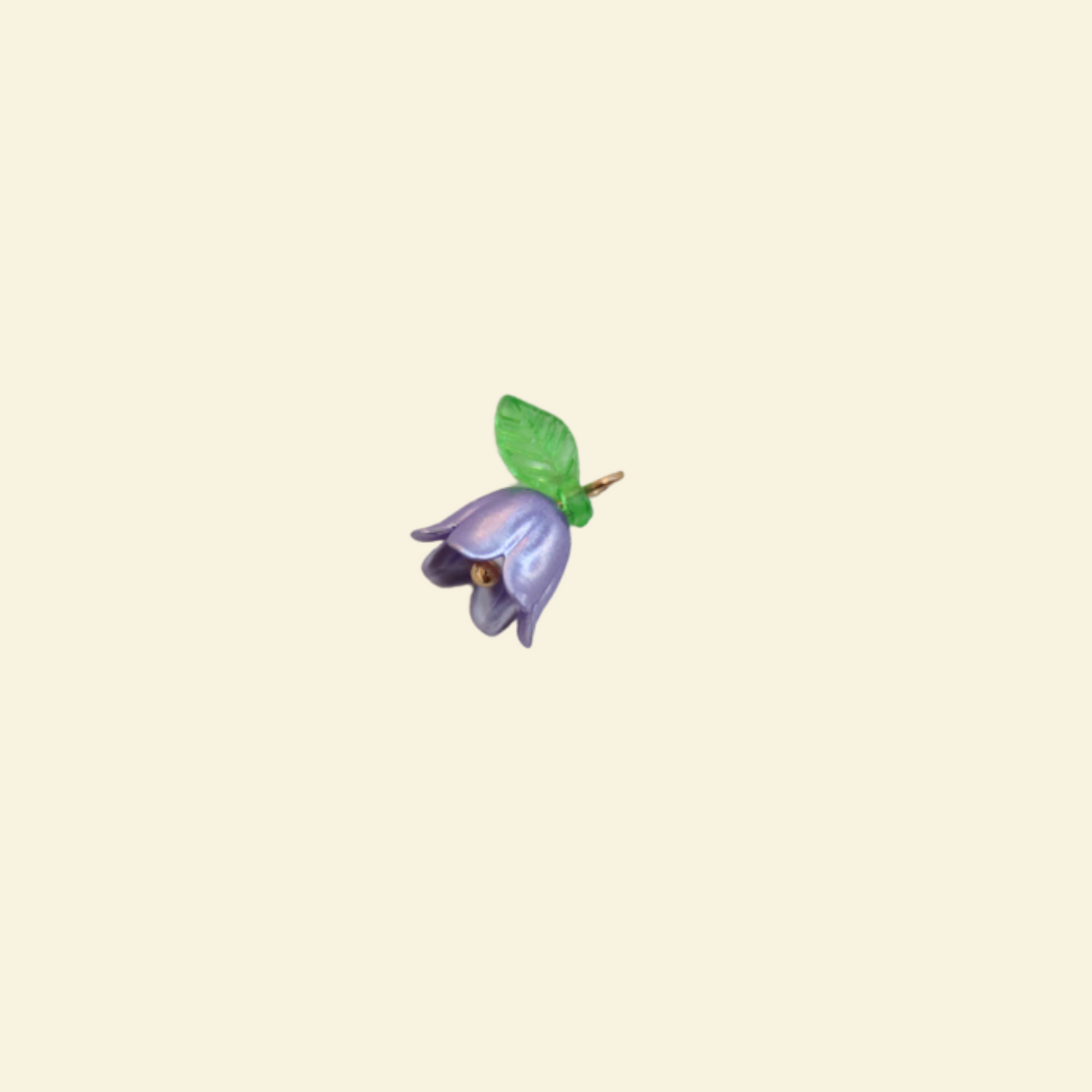 Breloque - Clochette violette