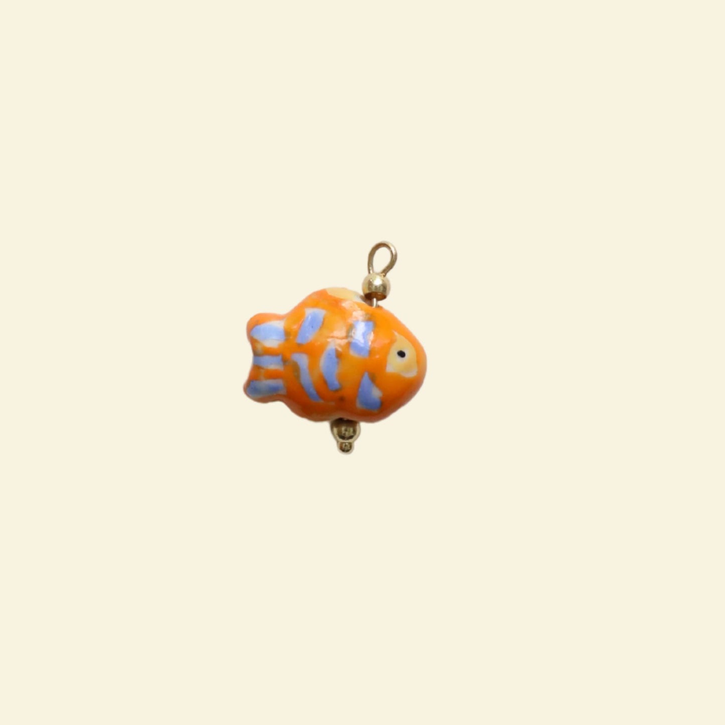 Breloque - Poisson orange