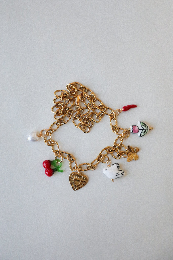 Collier breloques - Oiseau