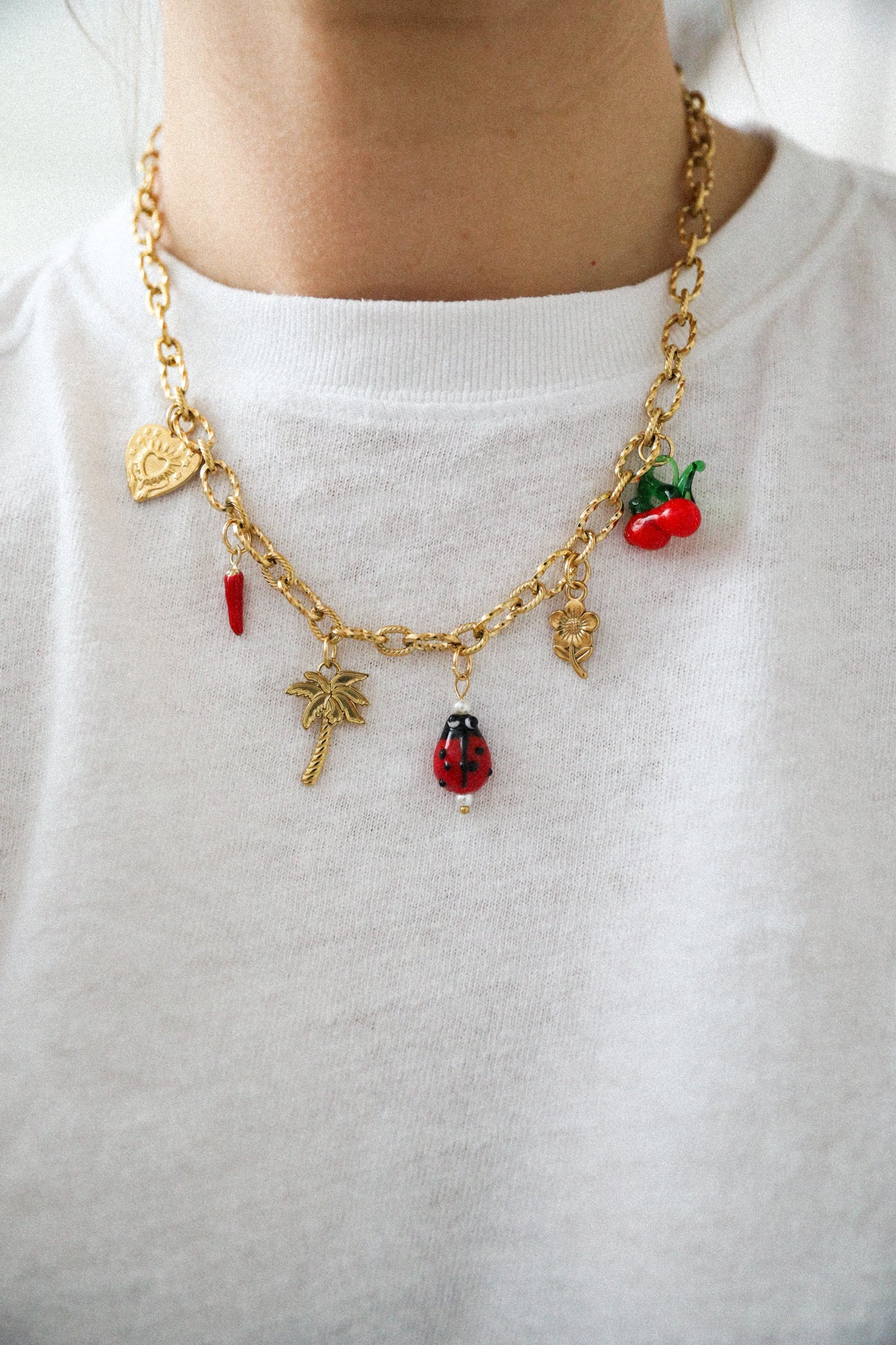 Collier breloques - Goldie