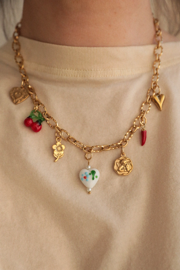 Collier breloques - Malagueta