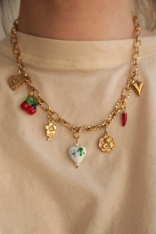 Collier breloques - Malagueta