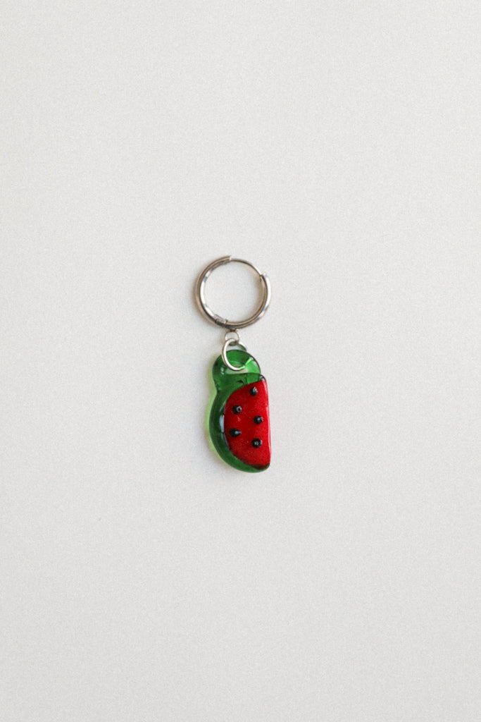 La boucle PASTÈQUE (argent) 🍉