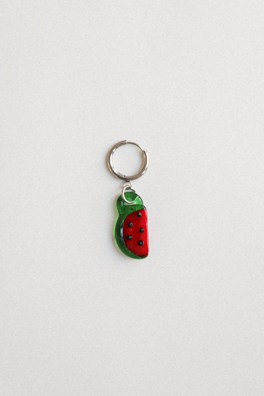 La boucle PASTÈQUE (argent) 🍉