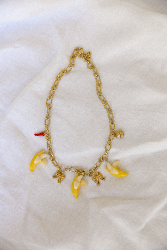 Collier breloques - Yellow Hot