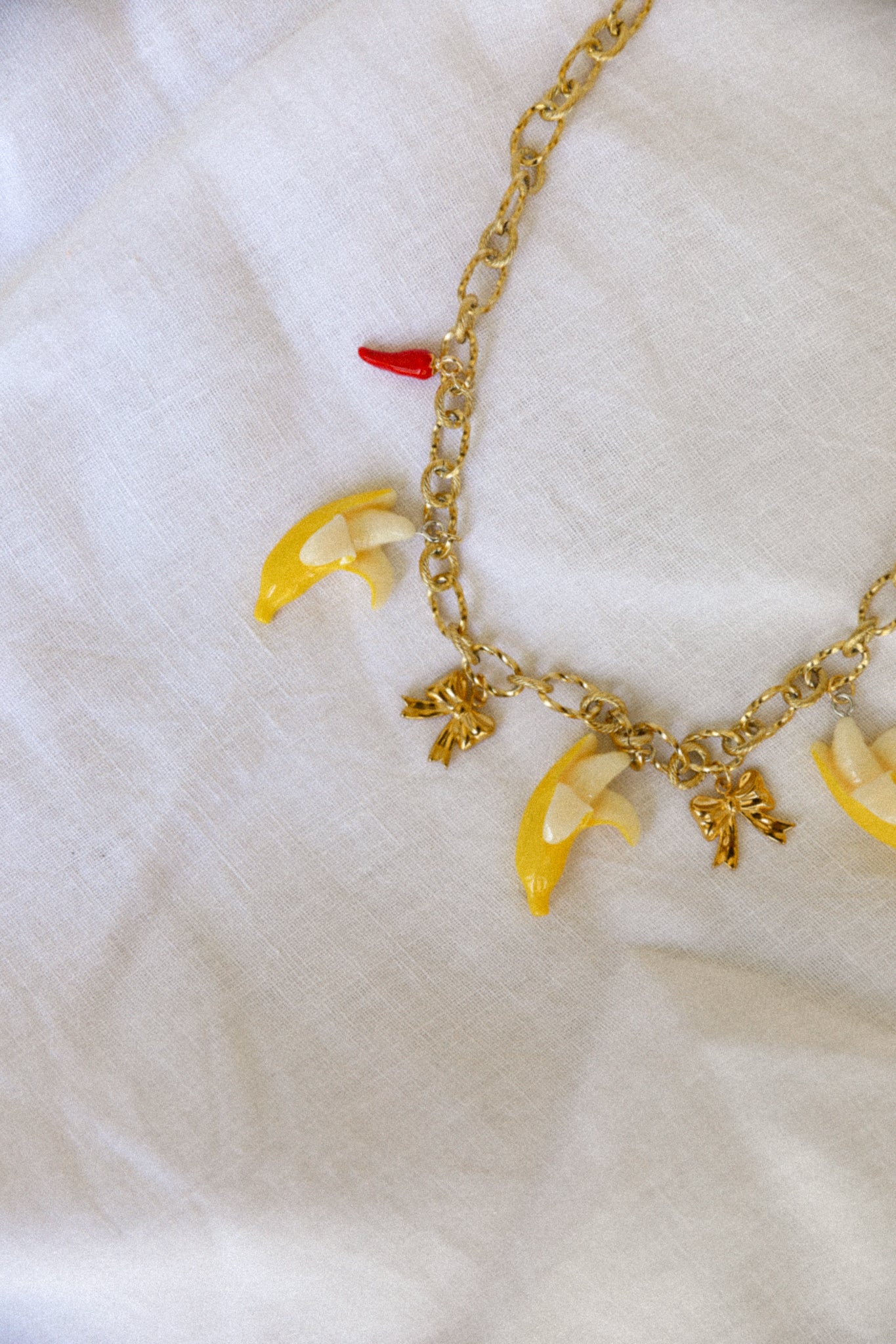 Collier breloques - Yellow Hot